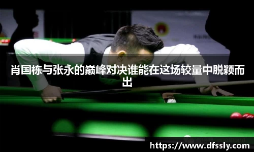 肖国栋与张永的巅峰对决谁能在这场较量中脱颖而出